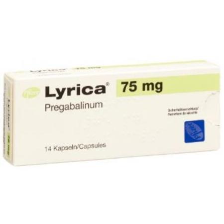 Lyrica caps 75 mg 14 pcs - PrimeCare Global